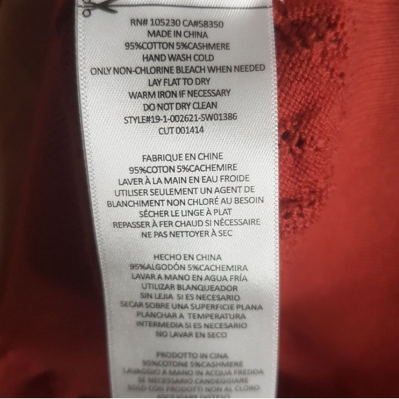 Joie Jaeda Pointelle Cotton & Cashmere Sweater - Picture 6 of 6